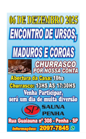 Evento na Sauna Penha